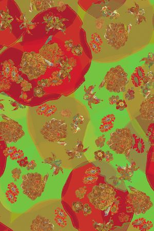 抽象印花华亿平台图片