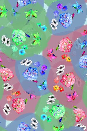 抽象印花华亿平台图片