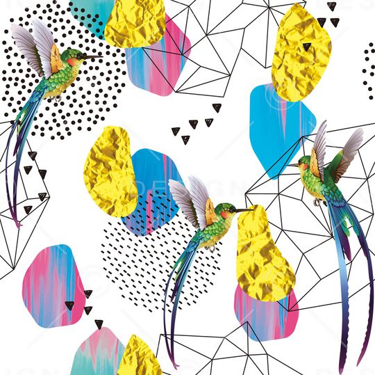 绿植树叶印花华亿平台图片