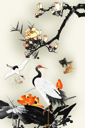 古典花纹印花华亿平台图片