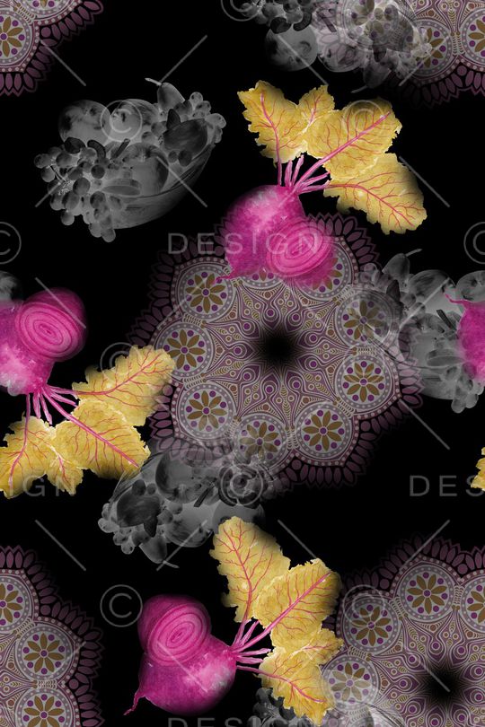 曼陀罗印花华亿平台图片