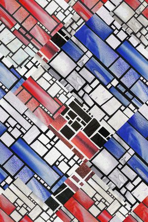 线条印花华亿平台图片