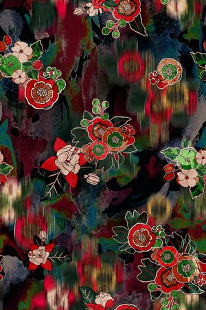 中老年印花华亿平台图片