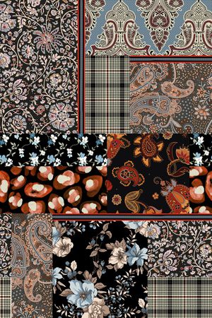 几何印花华亿平台图片