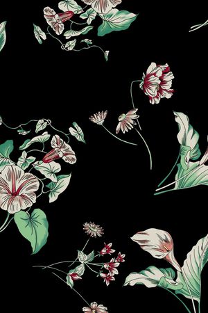 绿植树叶印花华亿平台图片