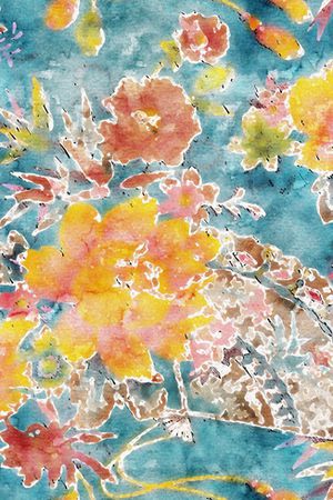 水彩印花华亿平台图片