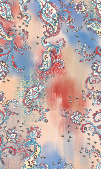 旗袍印花华亿平台图片