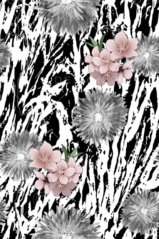 抽象印花华亿平台图片