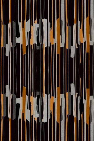 黑底花卉印花华亿平台图片