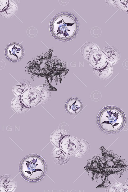 古典花纹印花华亿平台图片