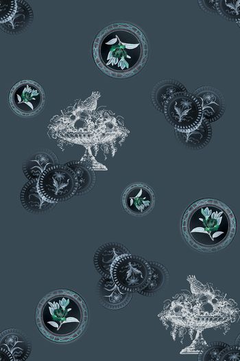 1255572-瓷器花卉线条抽象果盘-1