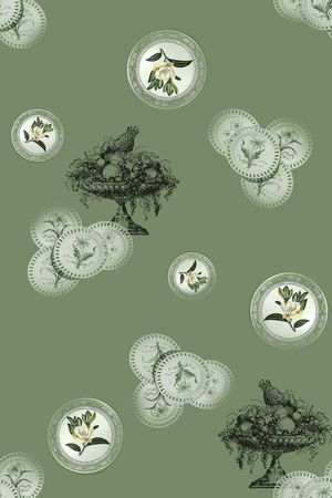 古典花纹印花华亿平台图片