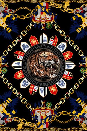 欧式定位花印花华亿平台图片