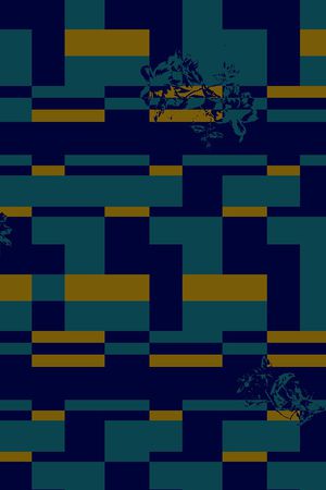 抽象花卉印花华亿平台图片