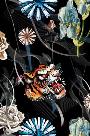 动物印花华亿平台图片