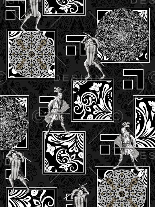 几何男装印花华亿平台图片