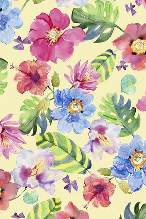 绿植树叶印花华亿平台图片