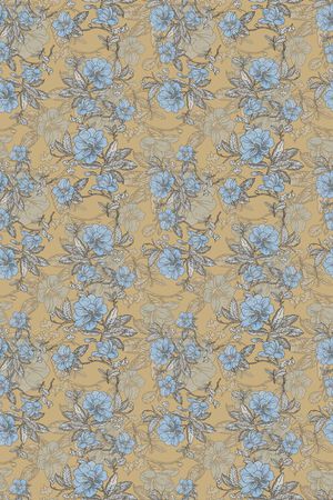 植物印花华亿平台图片