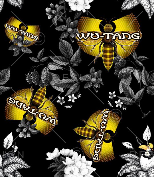 抽象花卉印花华亿平台图片