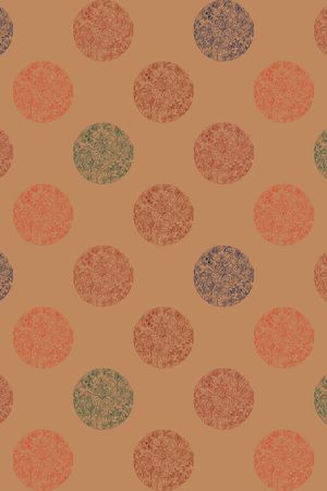 中国风定位花印花华亿平台图片