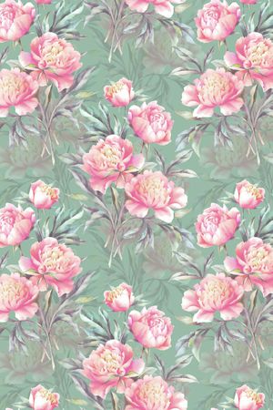 绿植树叶印花华亿平台图片