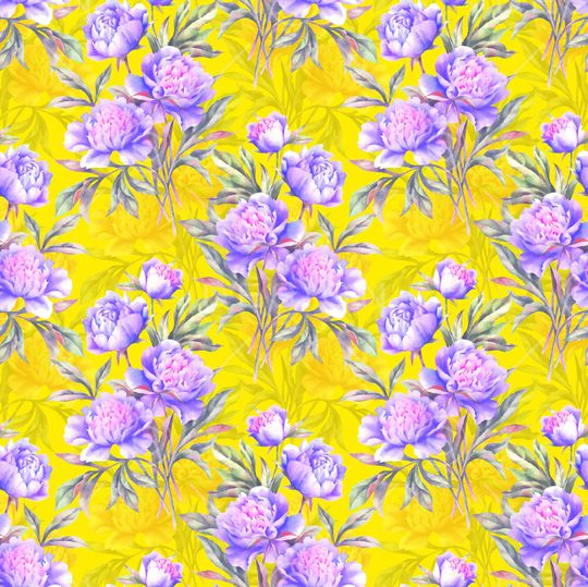 绿植树叶印花华亿平台图片