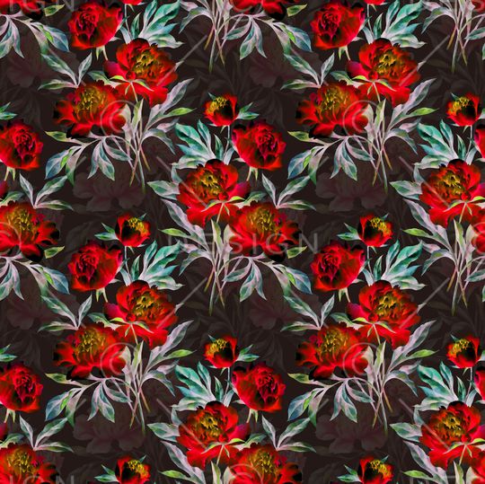 绿植树叶印花华亿平台图片