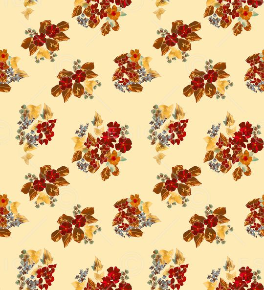 绿植树叶印花华亿平台图片