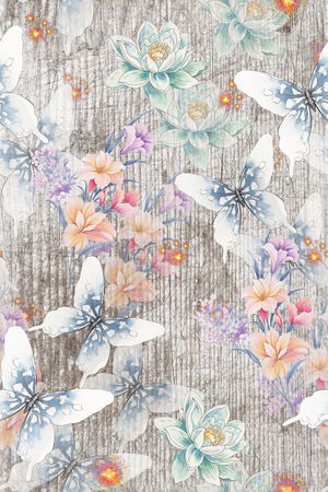 满版散花印花华亿平台图片