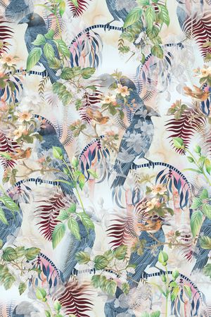 鸟印花华亿平台图片