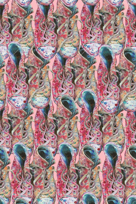 鞋子印花华亿平台图片