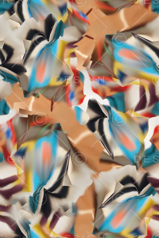 抽象印花华亿平台图片