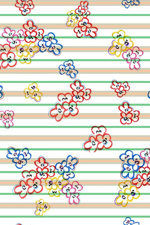 条纹印花华亿平台图片