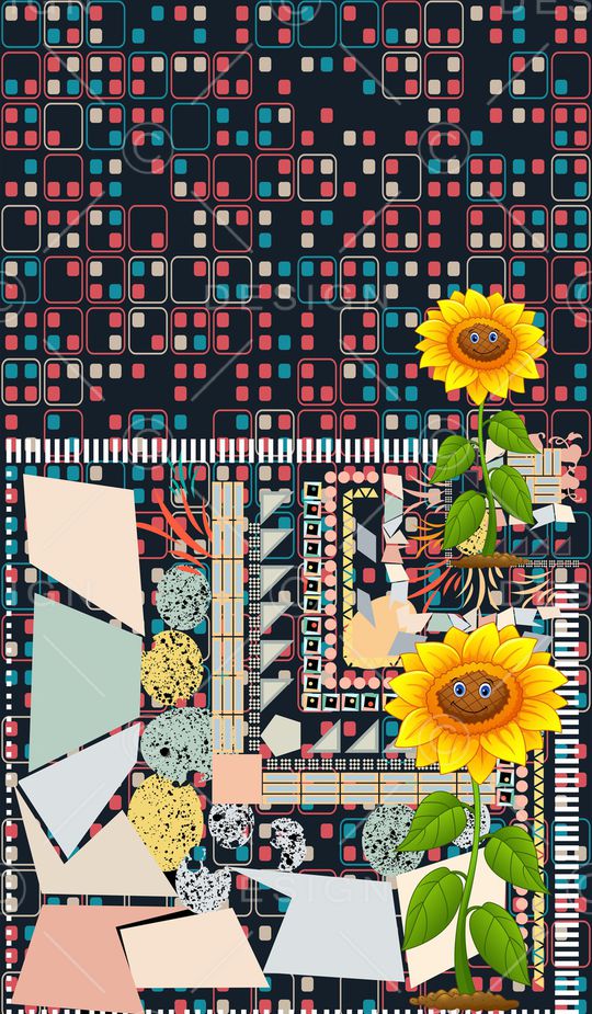 定位花印花华亿平台图片