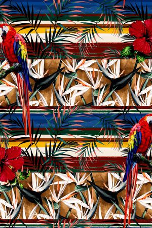 木槿花印花华亿平台图片