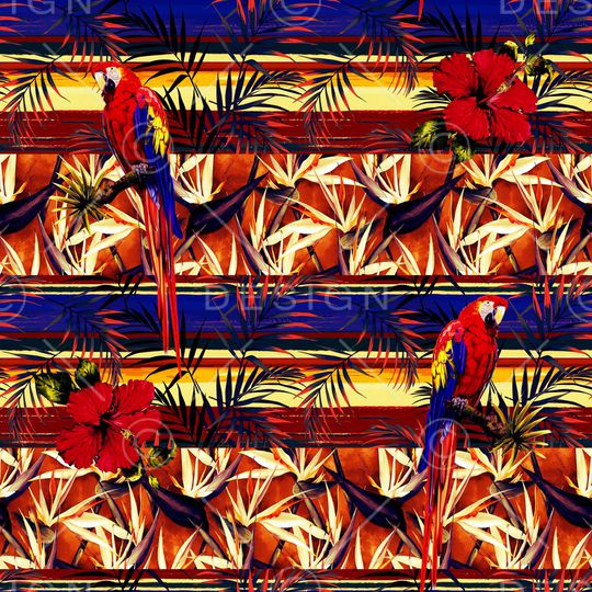 木槿花印花华亿平台图片