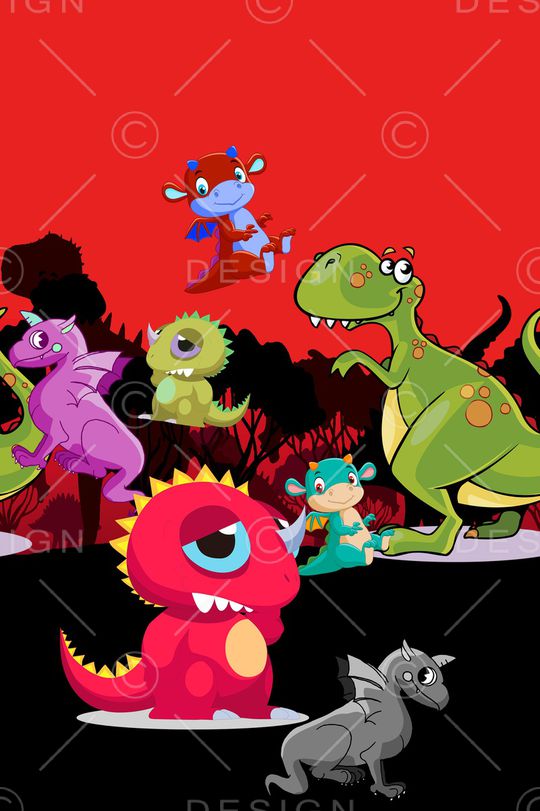 卡通印花华亿平台图片