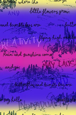 风景景观印花华亿平台图片