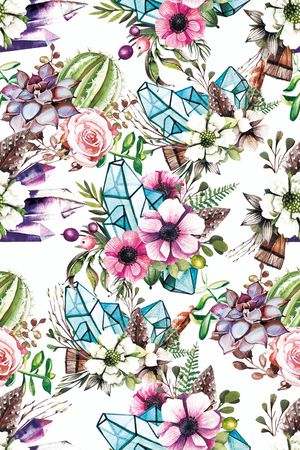 水彩印花华亿平台图片