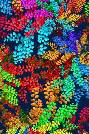 树枝印花华亿平台图片