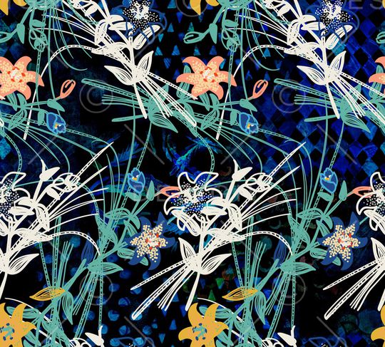 抽象印花华亿平台图片