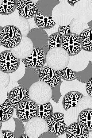 黑白华亿平台印花华亿平台图片