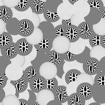 黑白华亿平台印花华亿平台图片