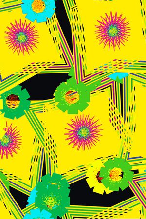 几何印花华亿平台图片