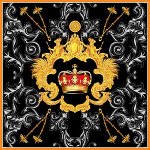 丝巾定位花印花华亿平台图片