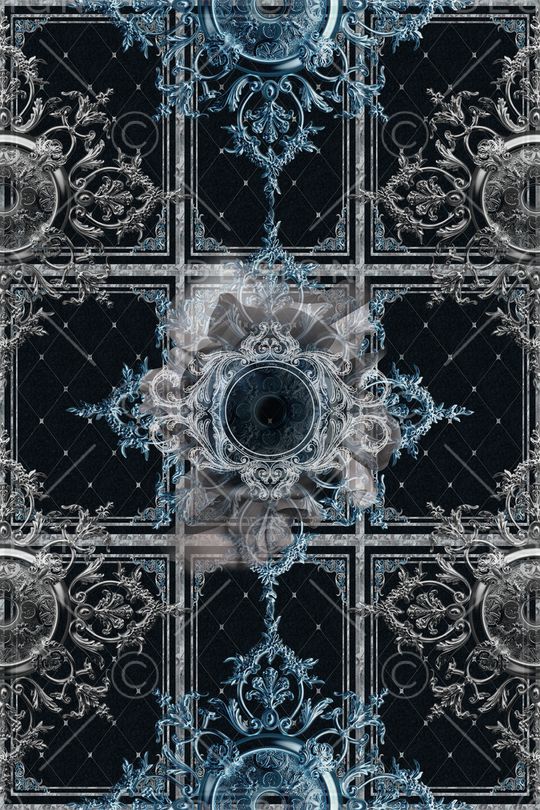 欧式定位花印花华亿平台图片