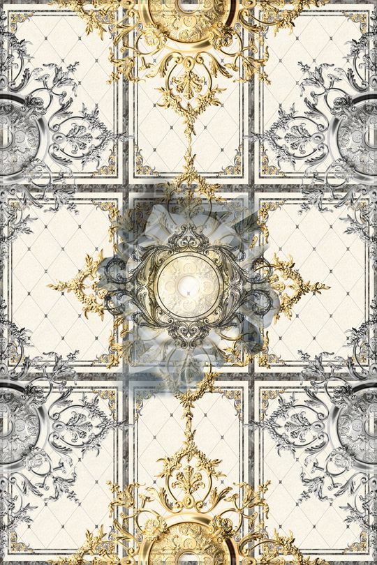 欧式定位花印花华亿平台图片