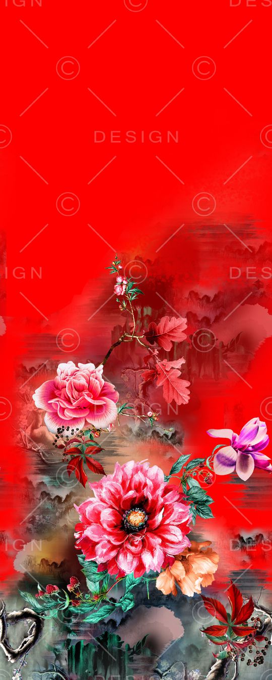 定位花印花华亿平台图片