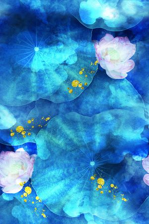 手绘印花华亿平台图片