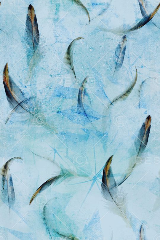 蓝色印花华亿平台图片